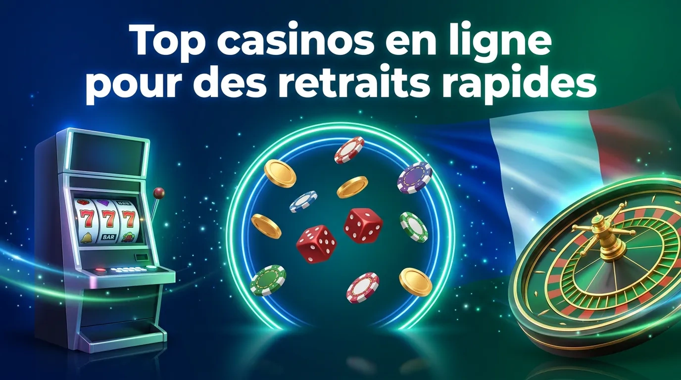 Les meilleurs casinos en ligne avec paiements rapides disponibles pour les joueurs français